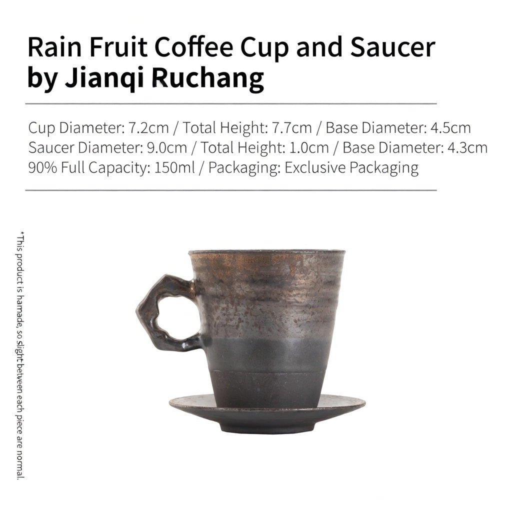 Seeing the Ordinary – Heaven’s Rain Fruit Coffee Cup & Saucer Set
