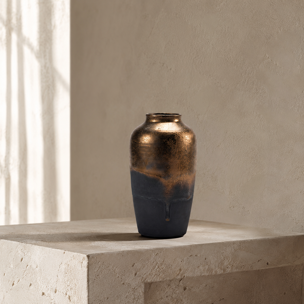 Bronze Shadow Medium Vase