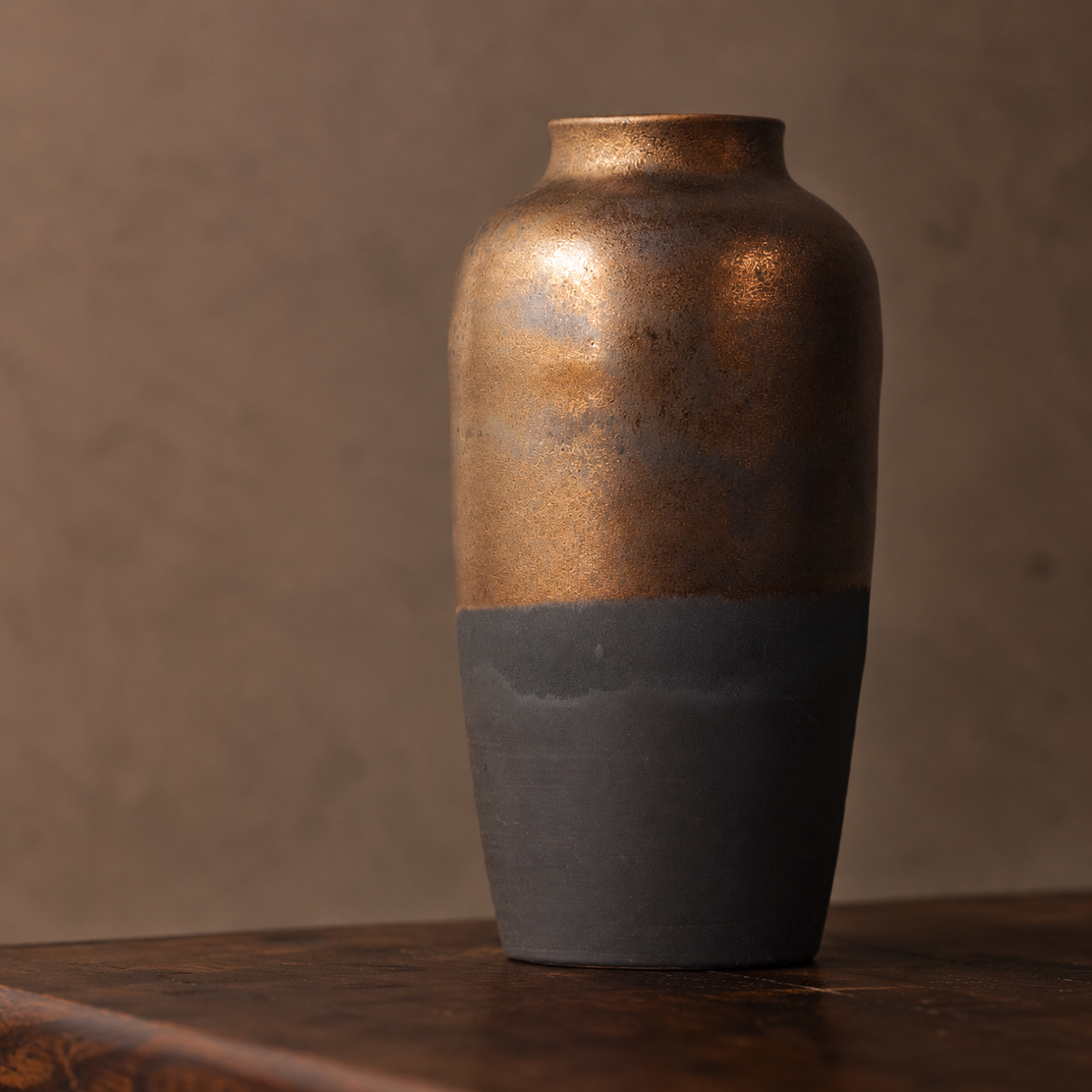 Bronze Shadow Medium Vase