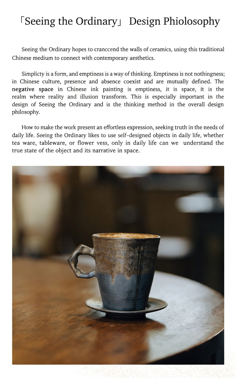 Seeing the Ordinary – Heaven’s Rain Fruit Coffee Cup & Saucer Set